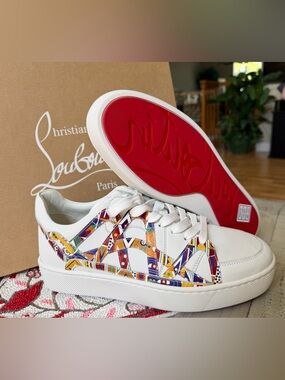 Christian Louboutin Men’s White Sneakers
